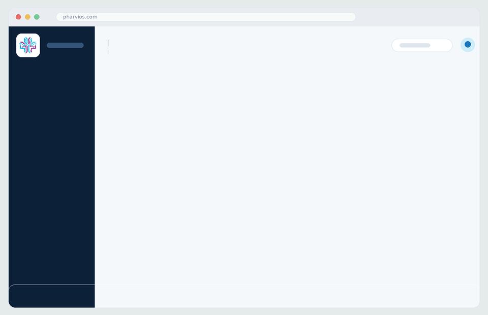 Pharvio dashboard walkthrough